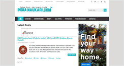 Desktop Screenshot of indianaukari.com